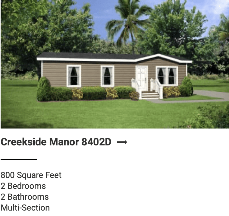 Model 8402D floor plan CM 8402D